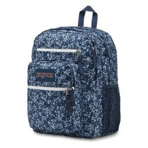 Jansport Large Navy and White Floral Backpack